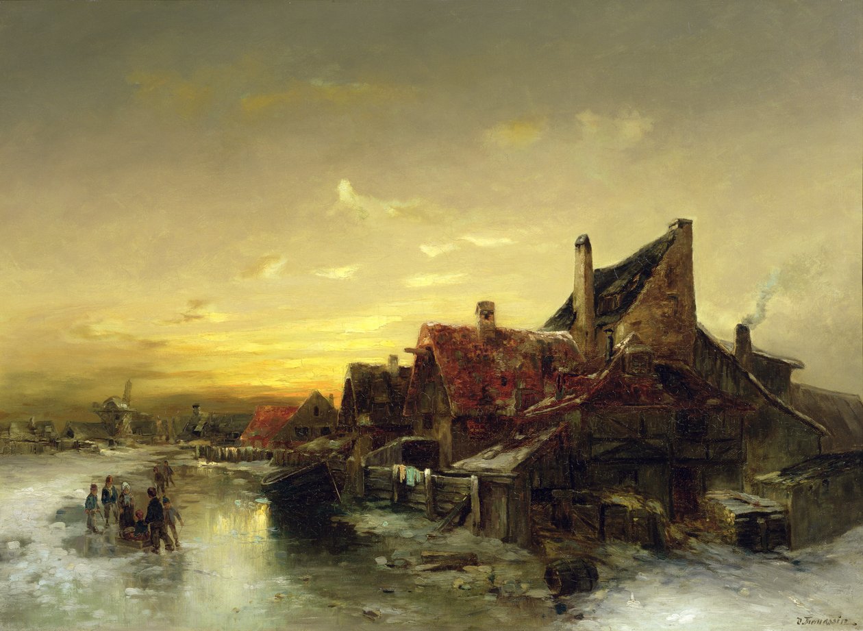 Buzda Oynayan Çocuklar by Desire Tomassin