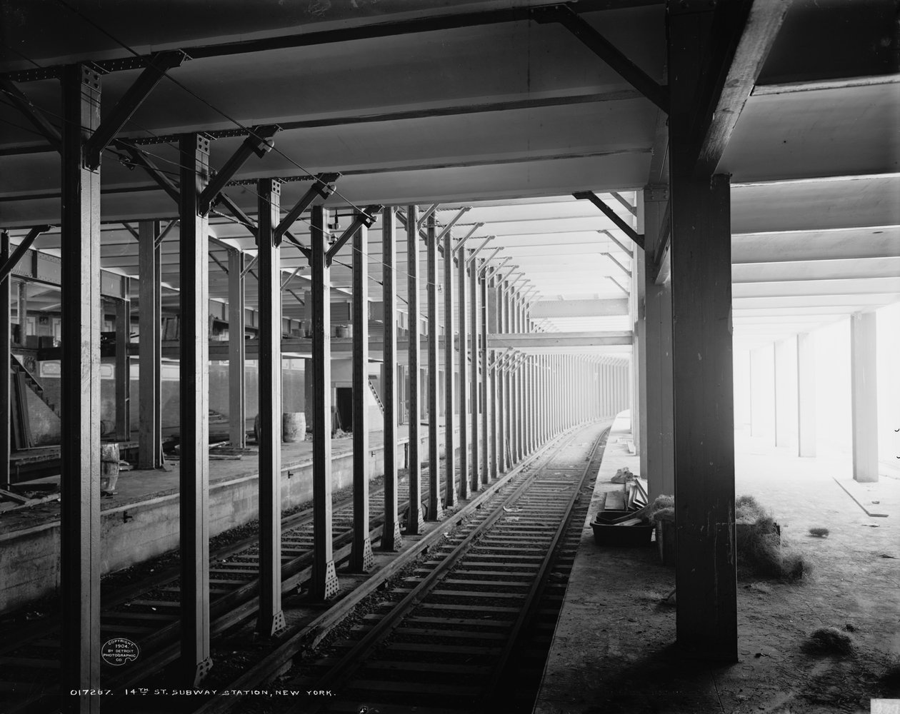 14th St. metro istasyonu, New York, 1904 dolayları by Detroit Publishing Co.
