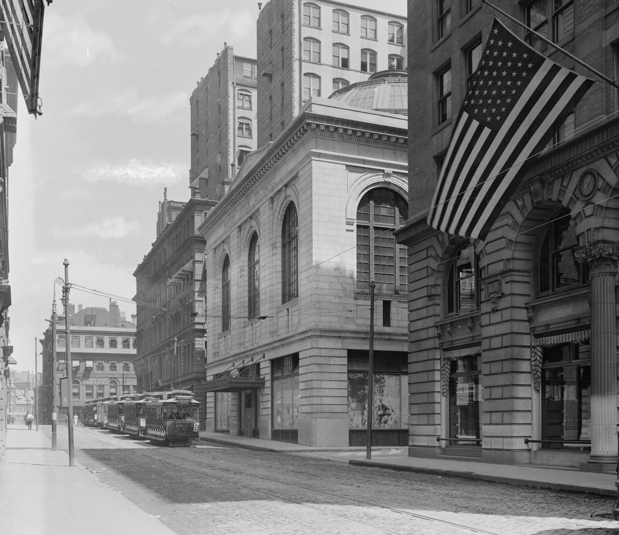Borsa, Kongre Caddesi, Boston, Massachusetts, c.1910-20 by Detroit Publishing Co.