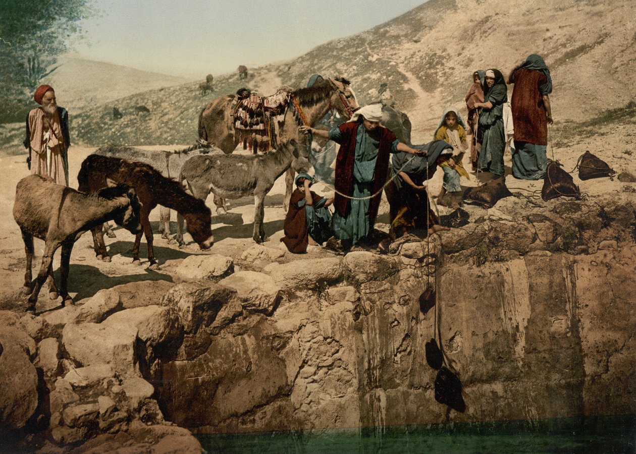 Bedeviler Su, Kutsal Topraklar çiziyor by Detroit Photographic Co.