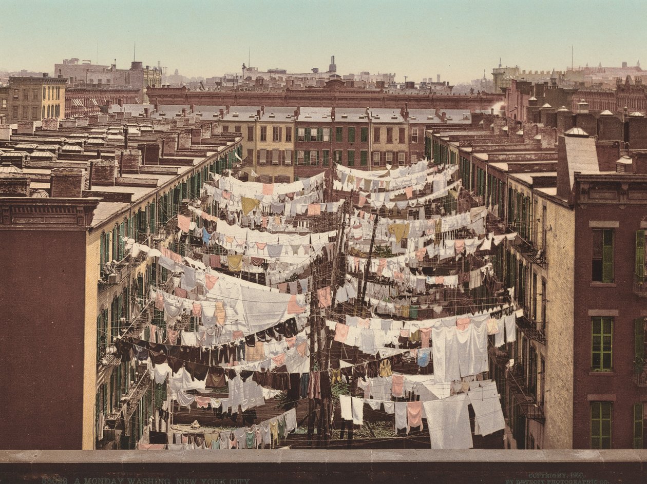 Bir Pazartesi Yıkama, New York, 1900