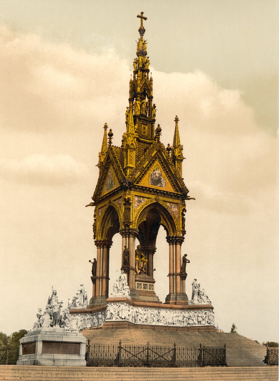 Albert Memorial, Londra, c.1890-1900 by Detroit Publishing Co.