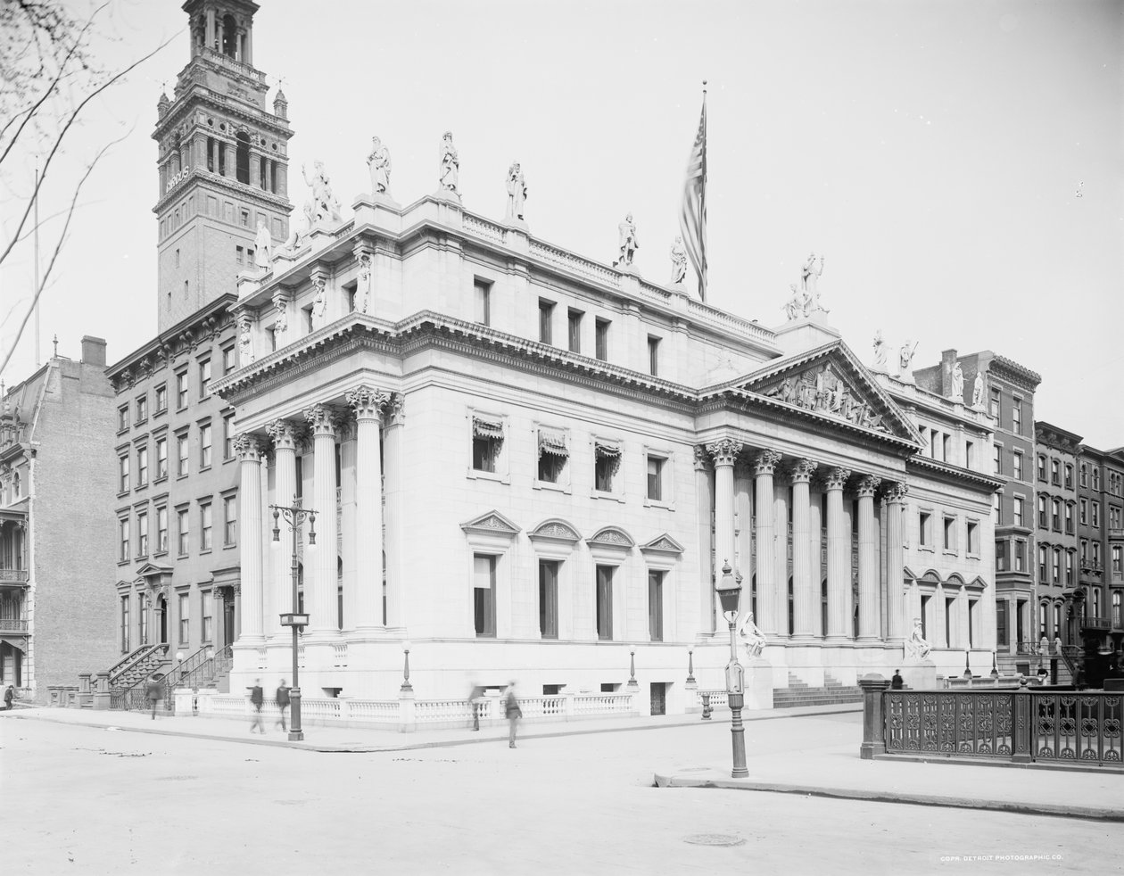Temyiz Mahkemesi Binası, New York, c.1903 (s/b fotoğraf) by Detroit Publishing Co.