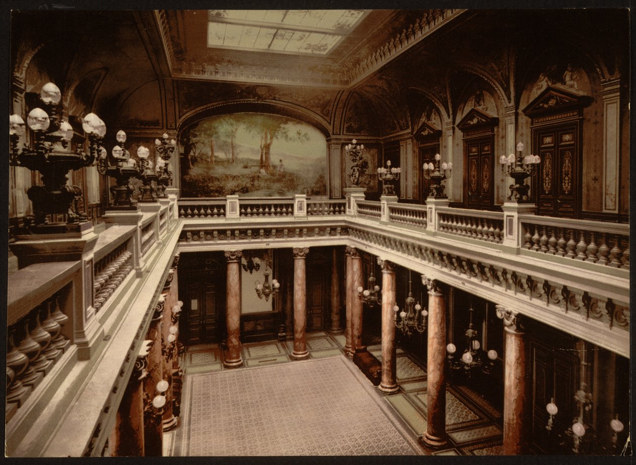 Kumarhane girişi, Atrium, Monte Carlo, Riviera by Detroit Publishing Co.