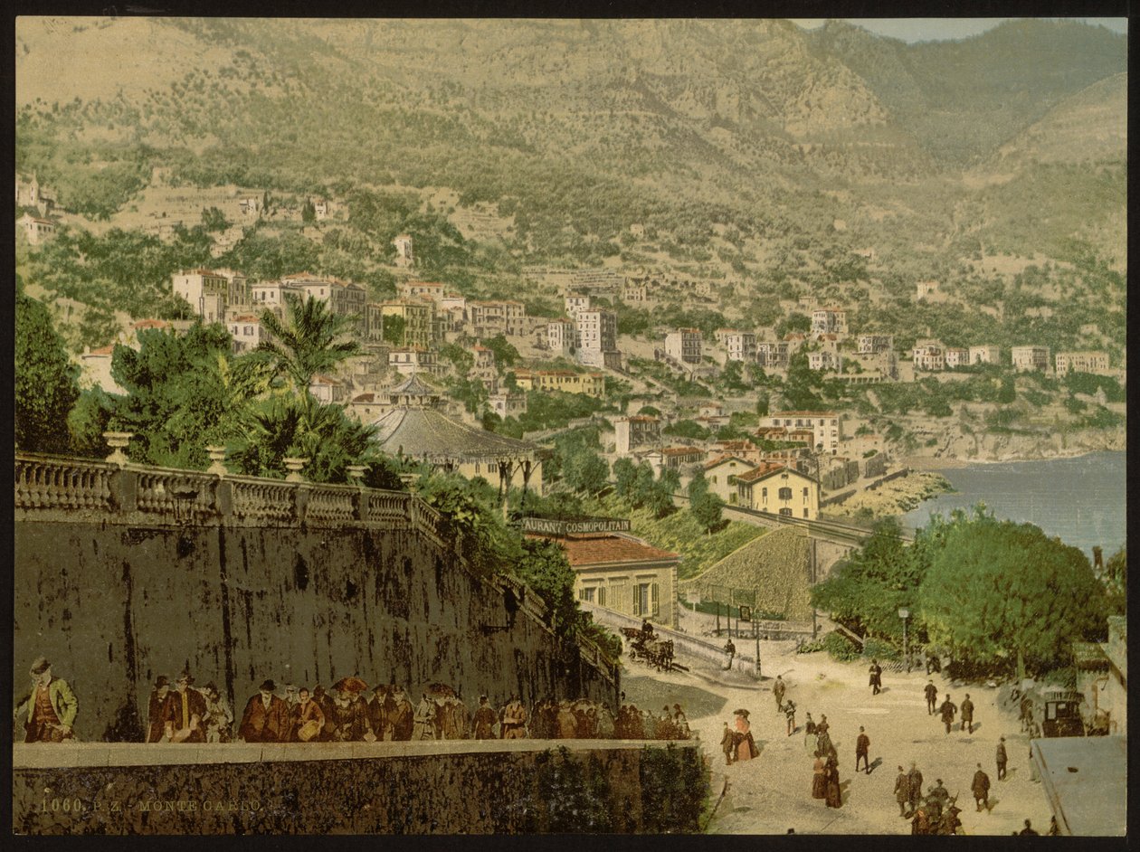Genel görünüm, Monte Carlo, Riviera, Monako by Detroit Publishing Co.