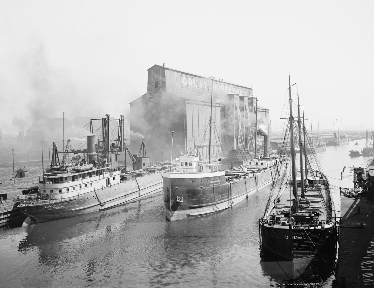 Great Northern Asansör ve nakliye, Buffalo, New York by Detroit Publishing Co.