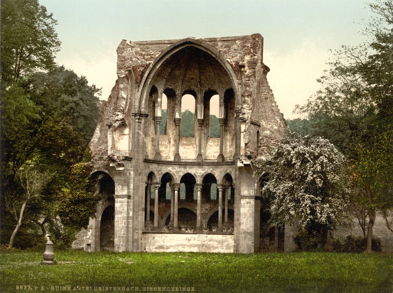 Heisterbach Manastırı Harabeleri, Kuzey Ren-Vestfalya, Almanya, 1900 c. by Detroit Publishing Co.