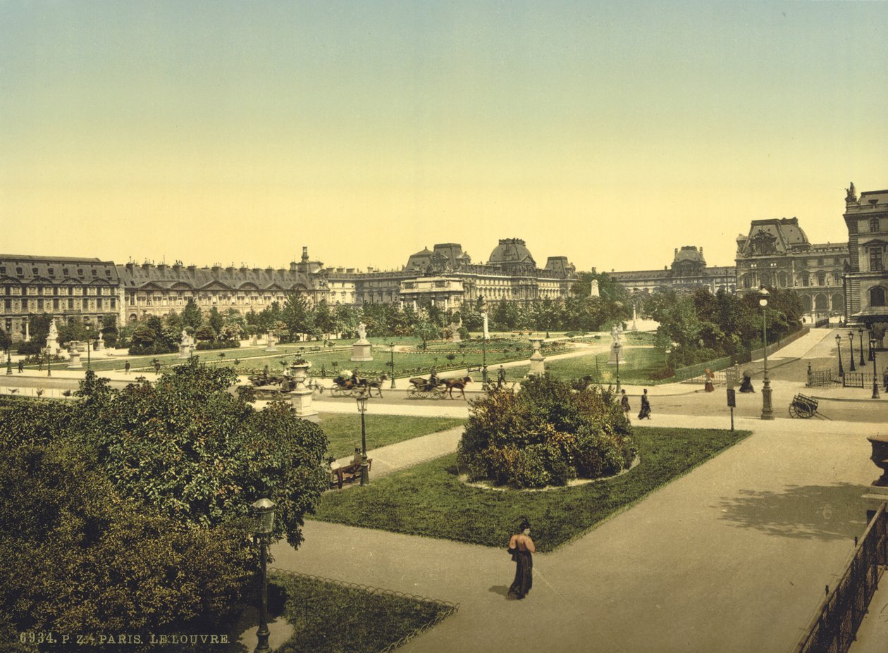 Louvre, Paris, c.1890-1900 by Detroit Publishing Co.