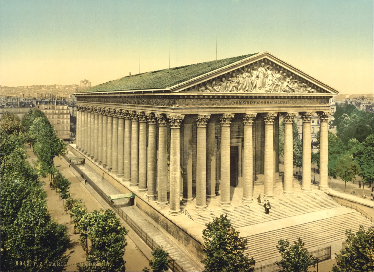 Madeleine, Paris, c.1890-1900 by Detroit Publishing Co.