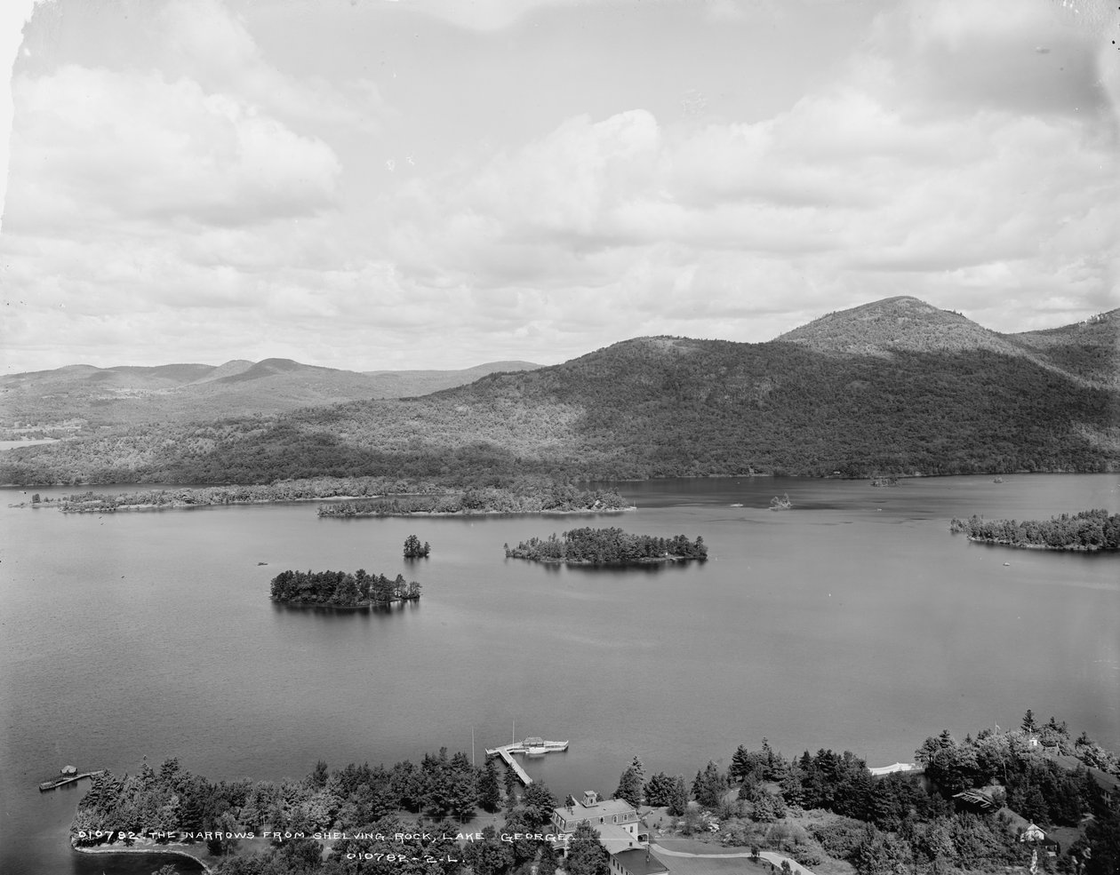 The Narrows from Shelving Rock, George Gölü, c.1900-06 by Detroit Publishing Co.