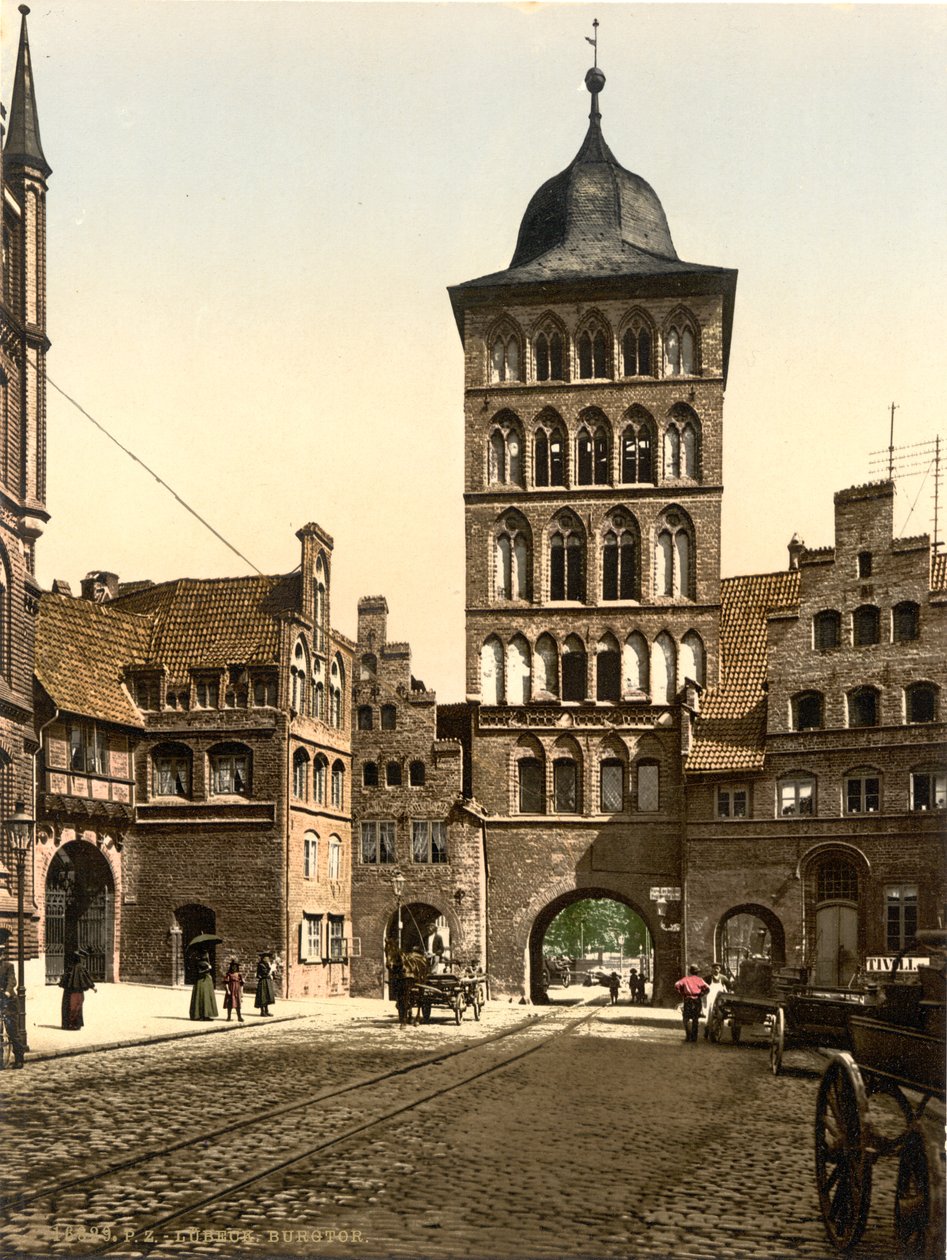 Kule Kemeri, Lübeck, Almanya, c.1900 by Detroit Publishing Co.