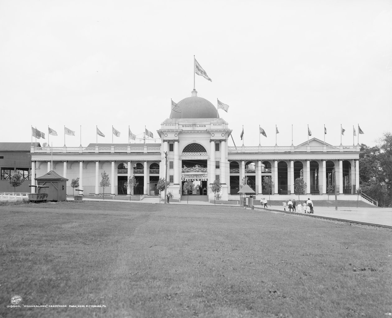 Harikalar Diyarı, Kennywood Park, Pittsburgh yakınları, 1906 dolayları (s/b fotoğraf) by Detroit Publishing Co.