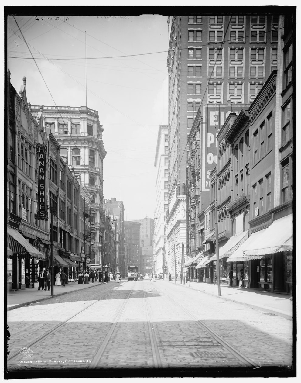 Wood Street, Pittsburgh, Pa. by Detroit Publishing Co.