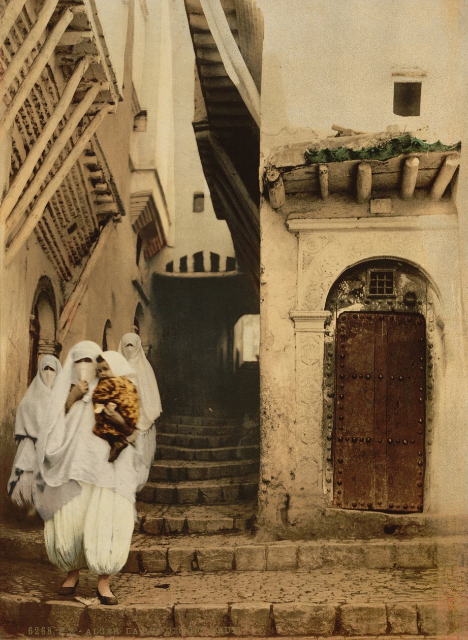 Develer Sokağı, Cezayir, c.1899 (fotokrom) by Detroit Publishing Co.