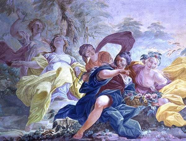 Mitolojik sahne (fresk) by Diacinto (attr.) Fabbroni