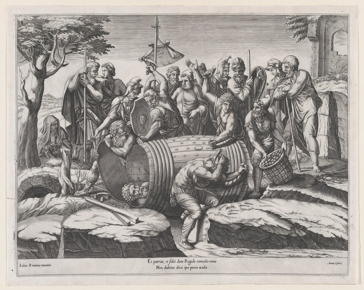 Roma Görkeminin Aynası: Bir Fıçıda Marcus Atilius Regulus, 16. yüzyılın sonları by Diana Mantuana