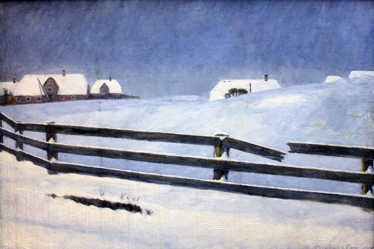Diedrichsen Listesi im Winter by Diedrich Cornelius Diedrichsen
