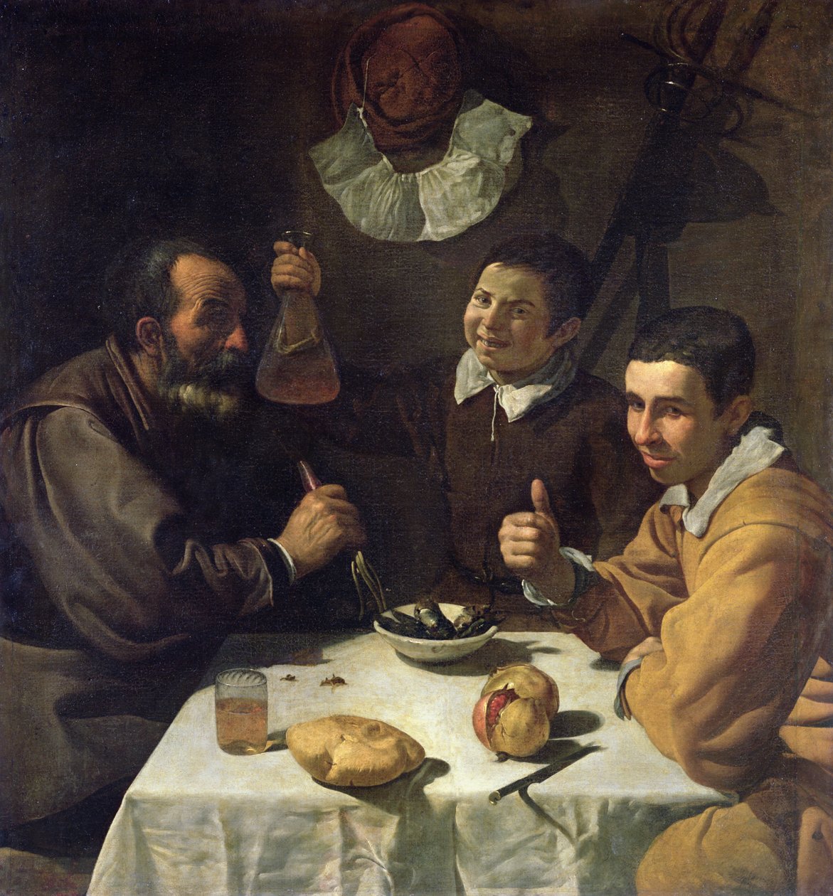 Öğle yemeği, c.1617 by Diego Velázquez