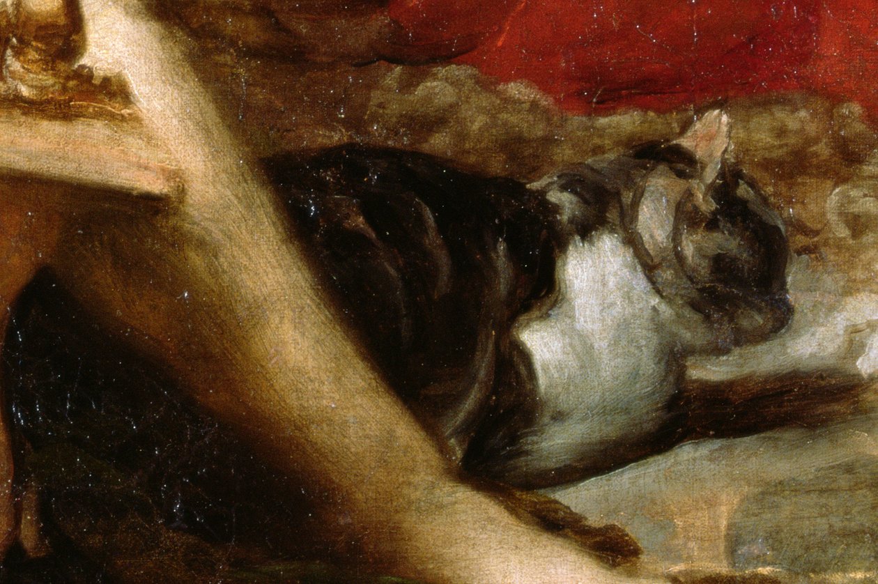 The Fable of Arachne veya The Spinners, c.1657, tuval üzerine yağlı boya, 36741 detayı by Diego Velázquez
