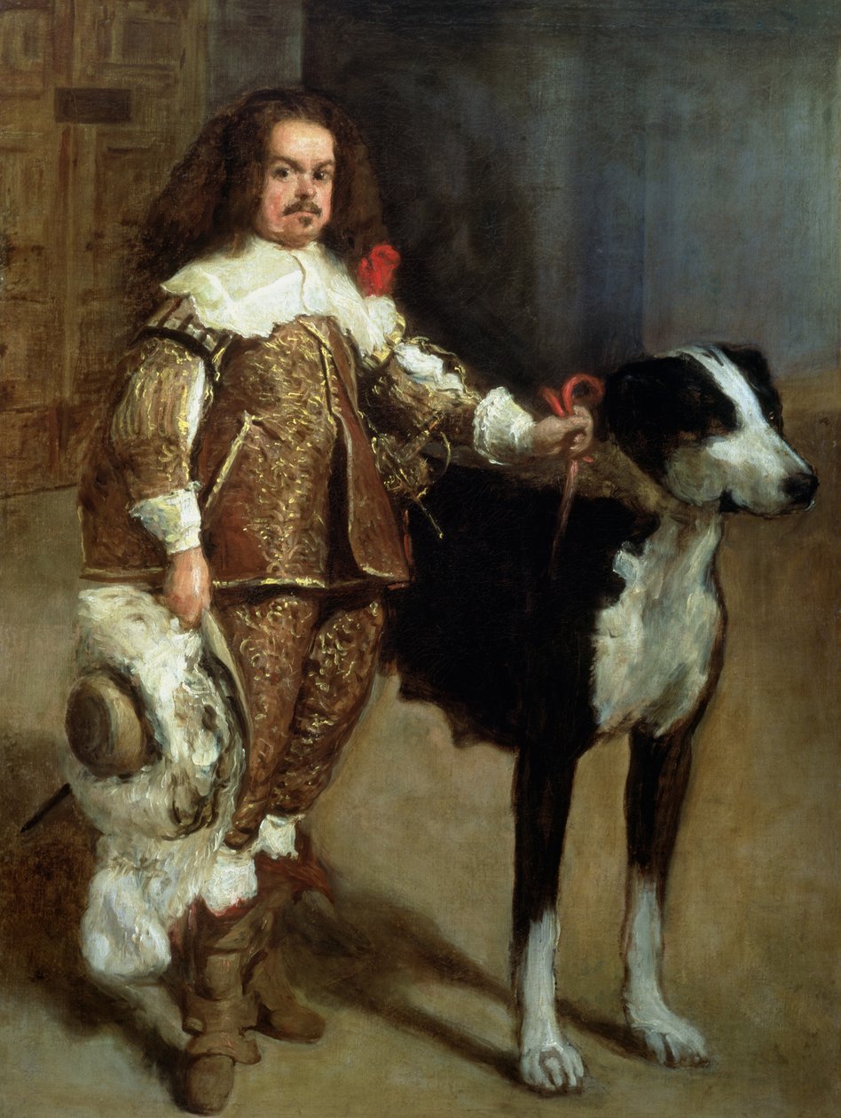Bir Soytarı bazen ve yanlış olarak anılan Antonio İngiliz by Diego Velázquez