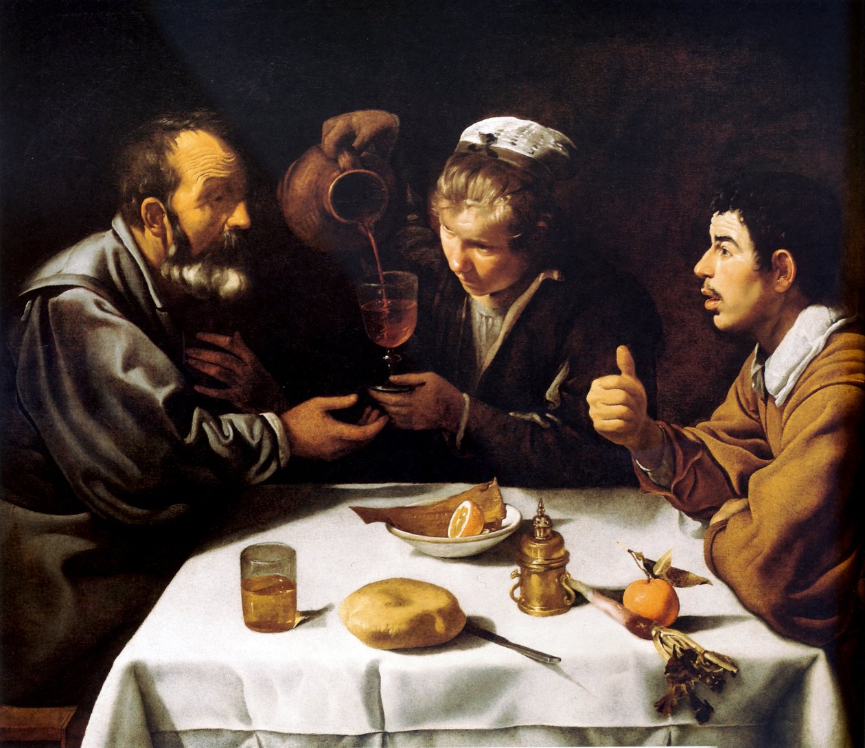 Öğle yemeği by Diego Velázquez