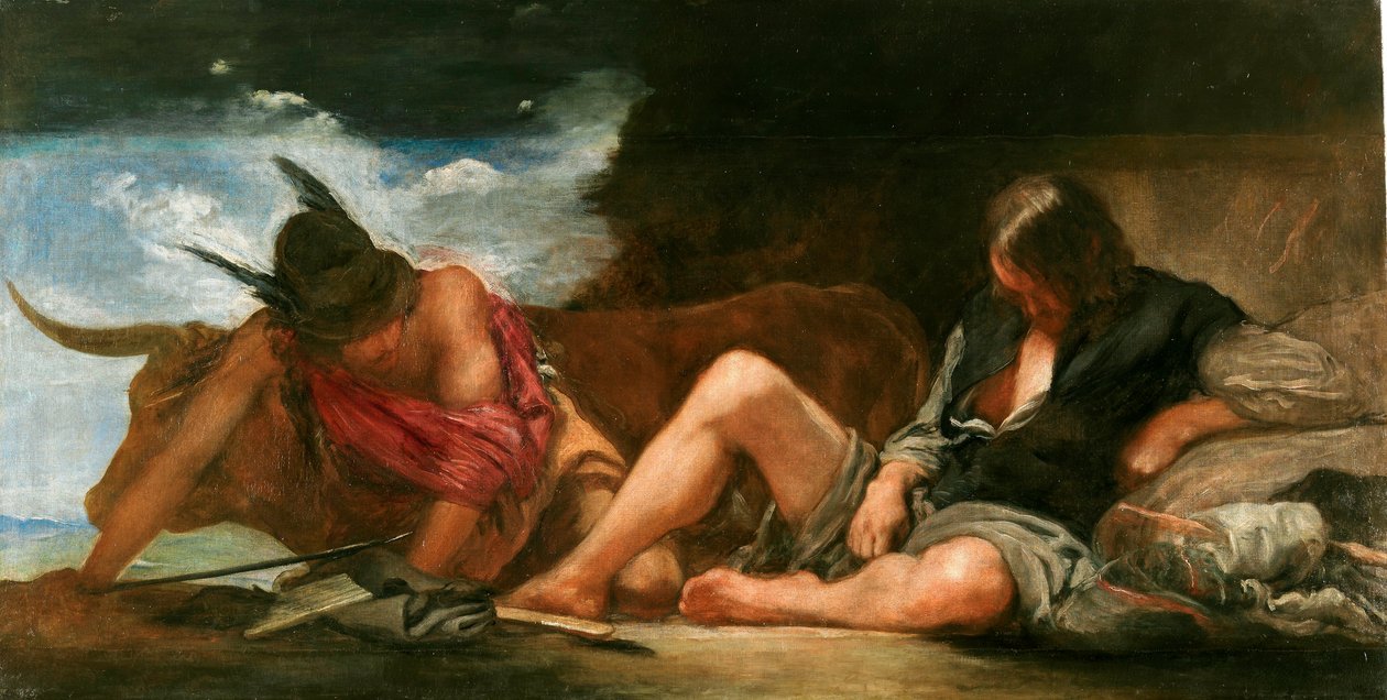 Merkür ve Argos Masalı by Diego Velázquez