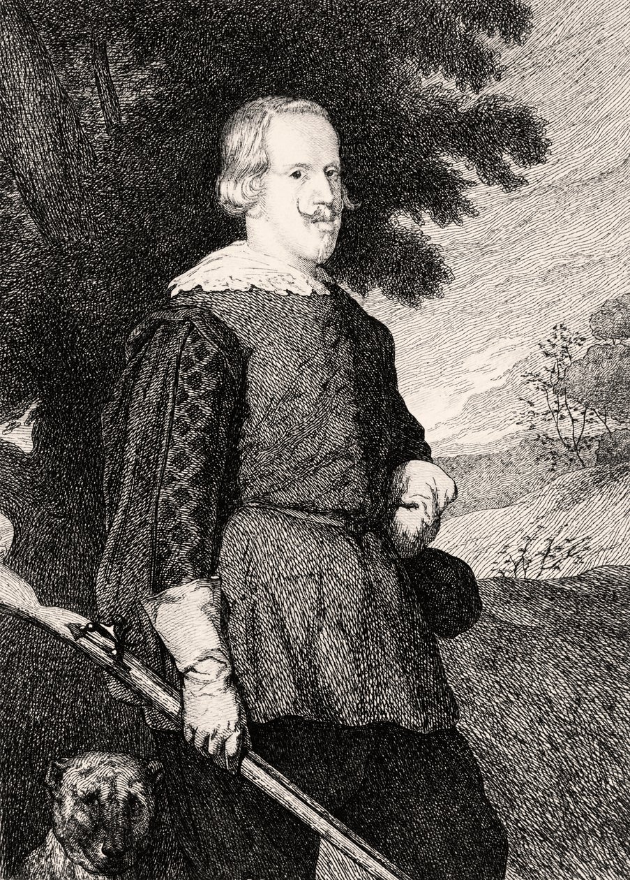 Felipe IV av kostümü içinde by Diego Velázquez