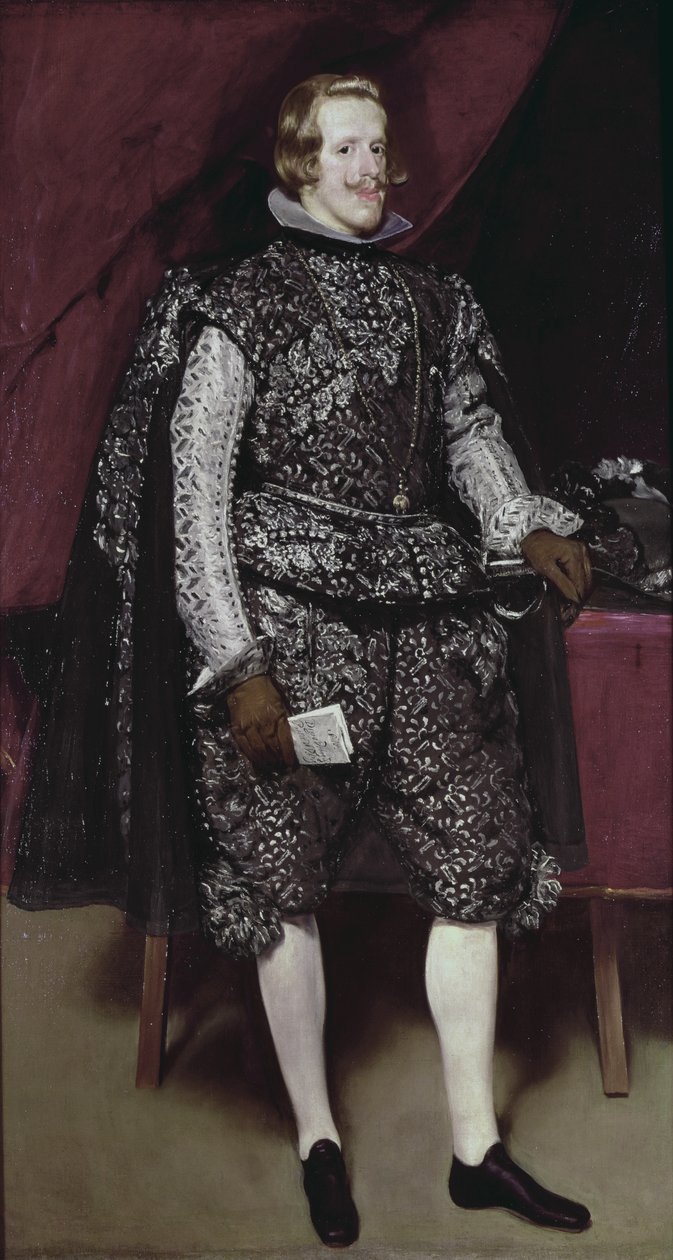 İspanya Kralı IV. Philip (1605-65) Kahverengi ve Gümüş, c.1631-2 by Diego Velázquez