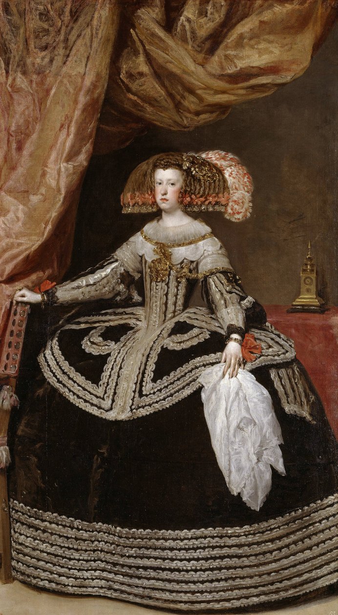 Avusturya Kraliçesi Maria Anna (1634-96), 1652 by Diego Velázquez