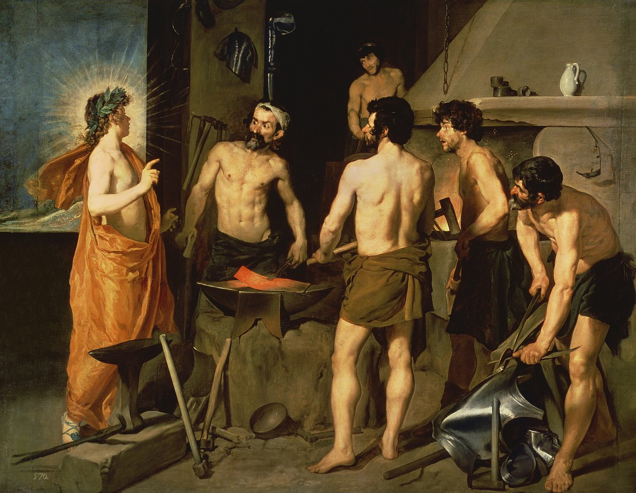 Vulkan Demirhanesi, 1630 by Diego Velázquez