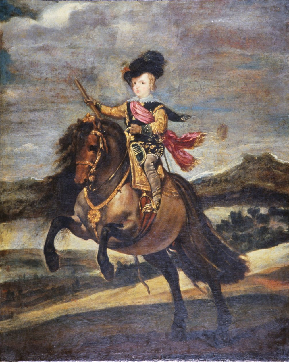 Atlı İnfante Baltasar Carlos by Diego Velázquez