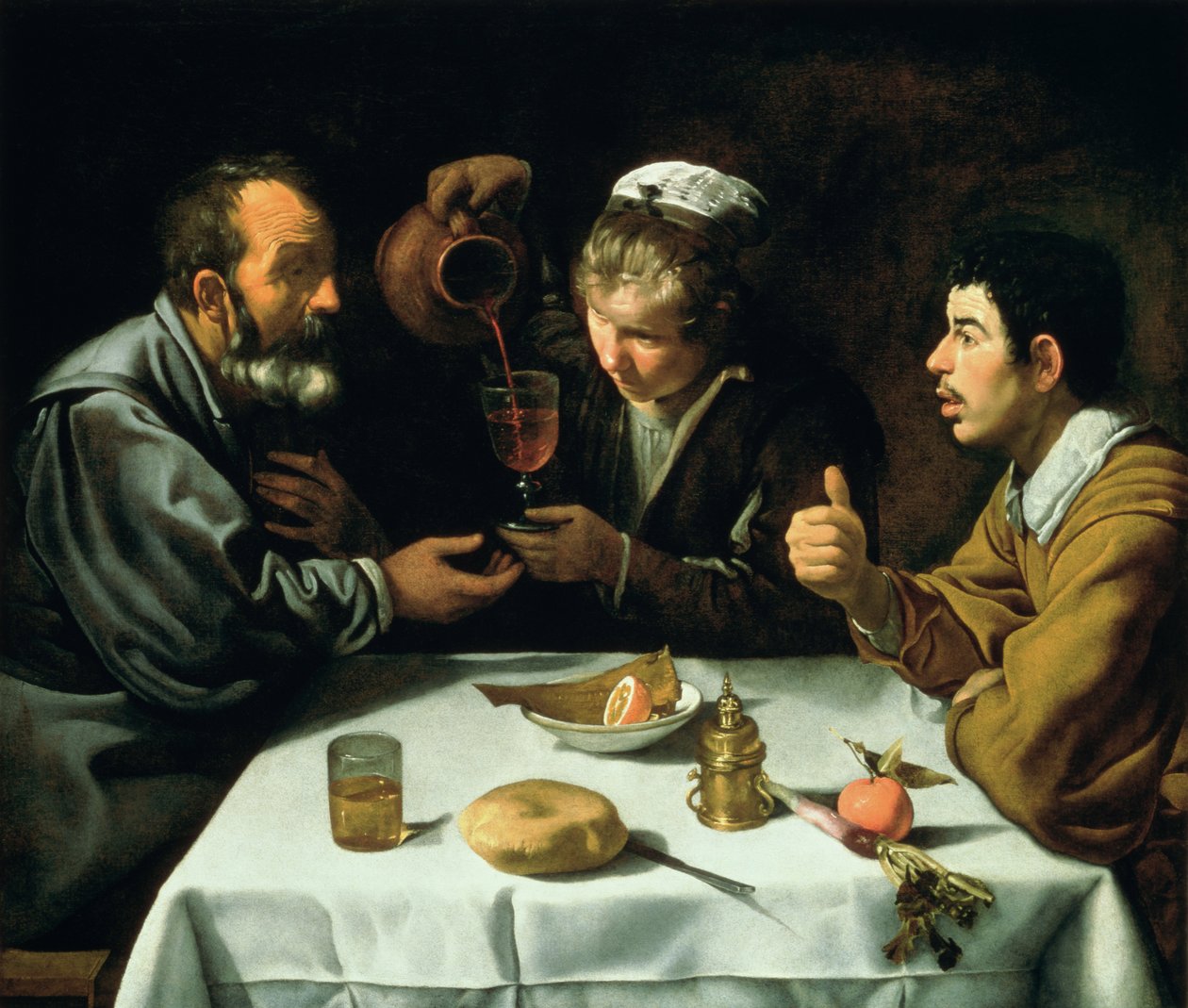 Öğle Yemeği, 1620 by Diego Velázquez