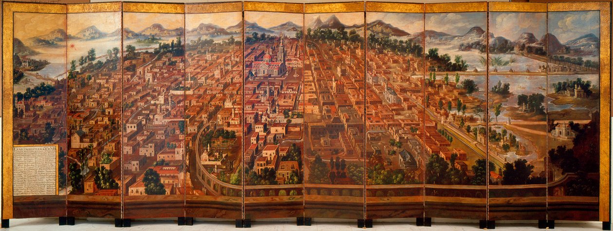 Meksika Şehri, yaklaşık 1690. by Diego Correa