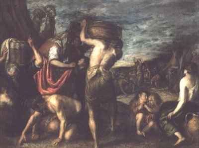 Manna'nın Düşüşü (tuval üzerine yağlı boya) by Diego Polo