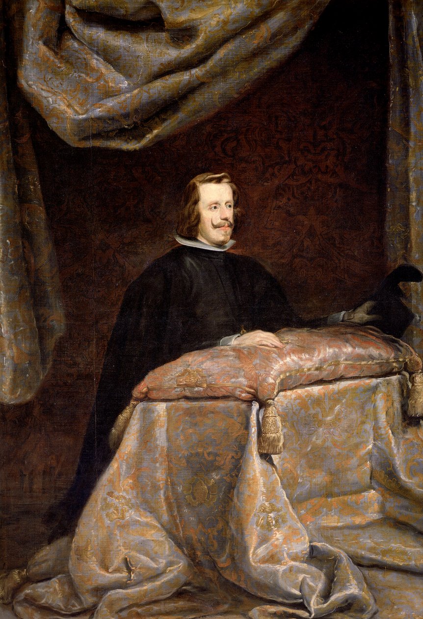 Philip IV at prayer, c.1655 (oil on canvas) by Diego Rodriguez de Silva (studio of) Velazquez