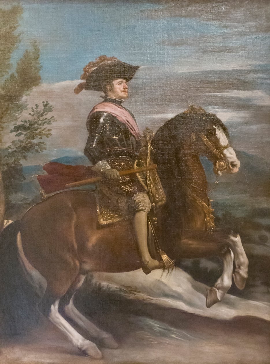 Philip IV'ün atlı portresi by Diego Velázquez