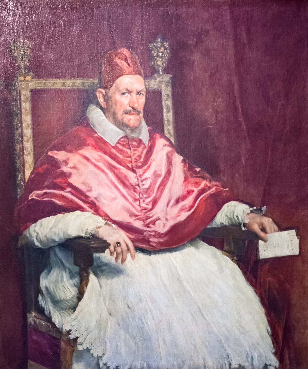 Papa Masum X, Giambattista Pamfili olarak anılır by Diego Velázquez