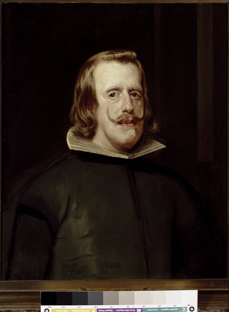 İspanya Kralı IV. Filippo'nun portresi by Diego Rodriguez de Silva y Velazquez