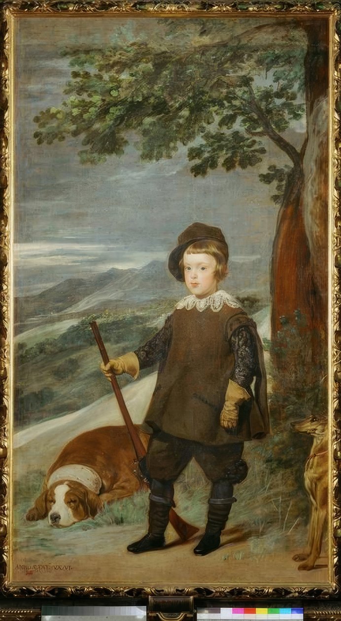 Bir avcı olarak Prens Baltasar Carlos by Diego Velázquez