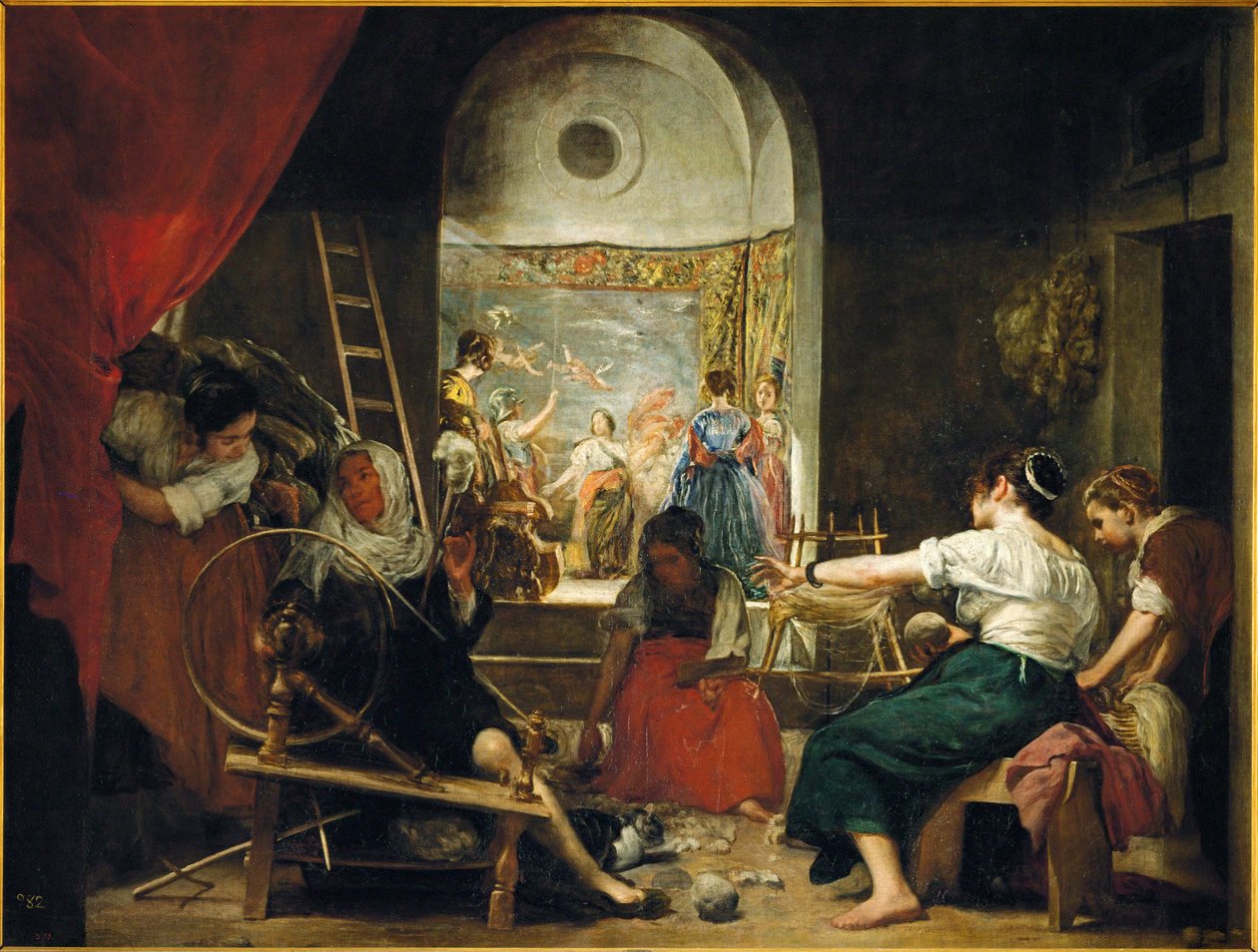 Goblen Dokumacıları ya da Arachne Masalı by Diego Rodriguez de Silva y Velazquez