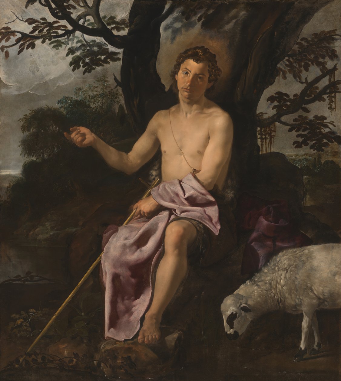 Vahşi Doğada Vaftizci Yahya, yaklaşık. 1622. by Diego Velasquez