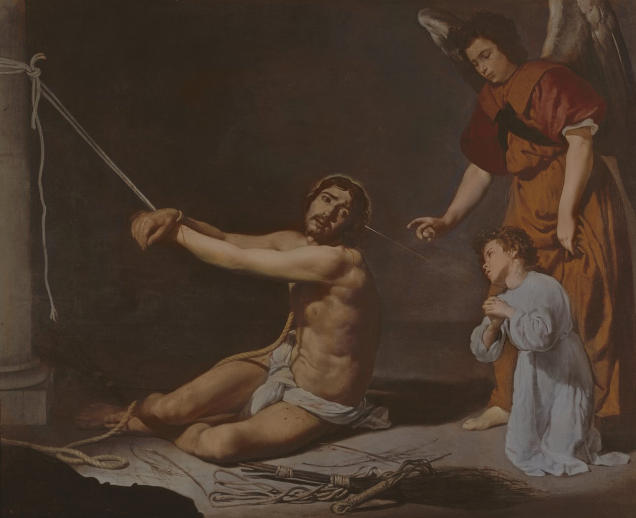 Christ After the Flagellation Contemplated by the Christian Soul, c.1628-9  by Diego Velázquez