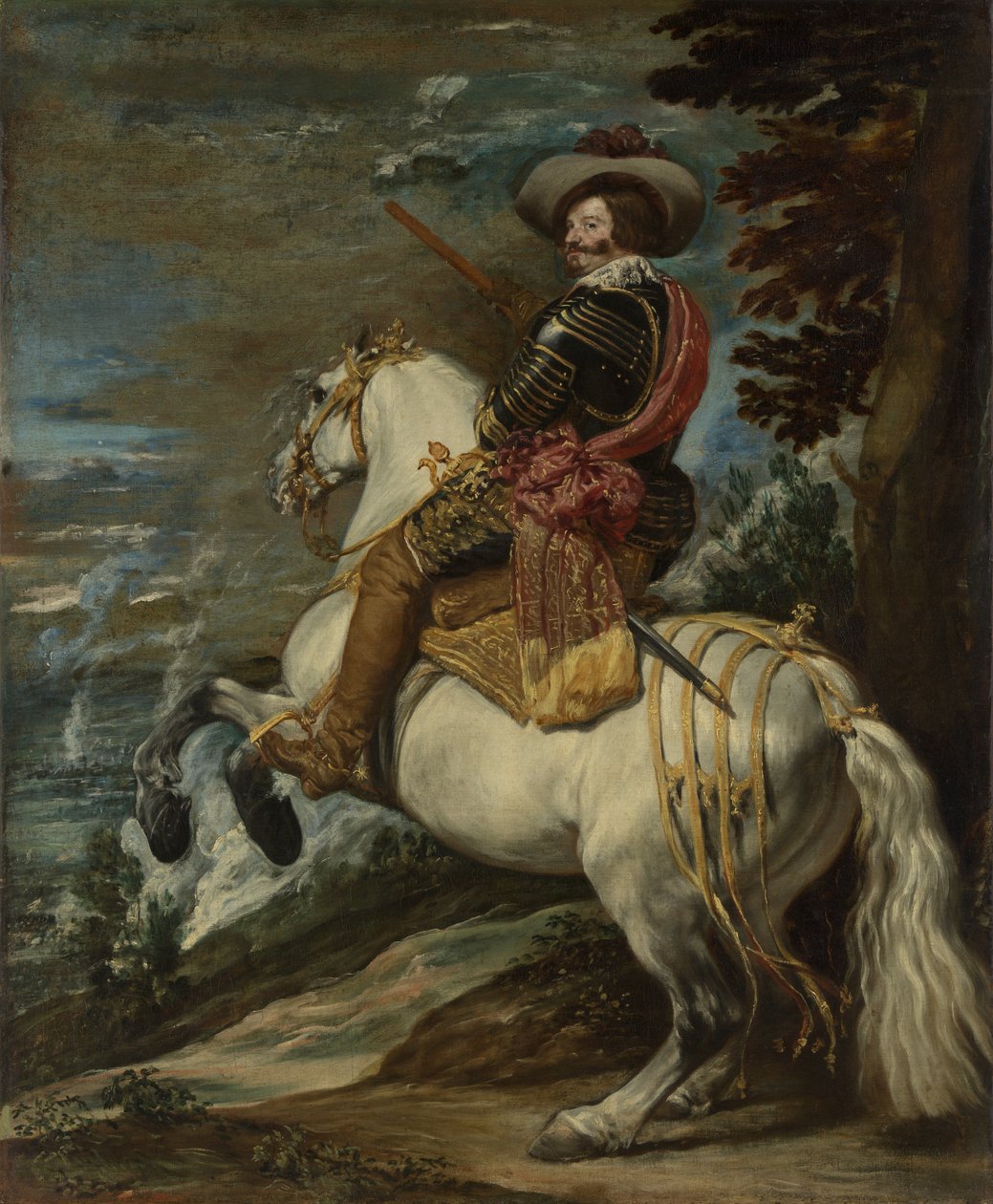 Don Gaspar de Guzmán 1587-1645, Olivares Kont-Dükü, yak. 1635. by Diego Velázquez