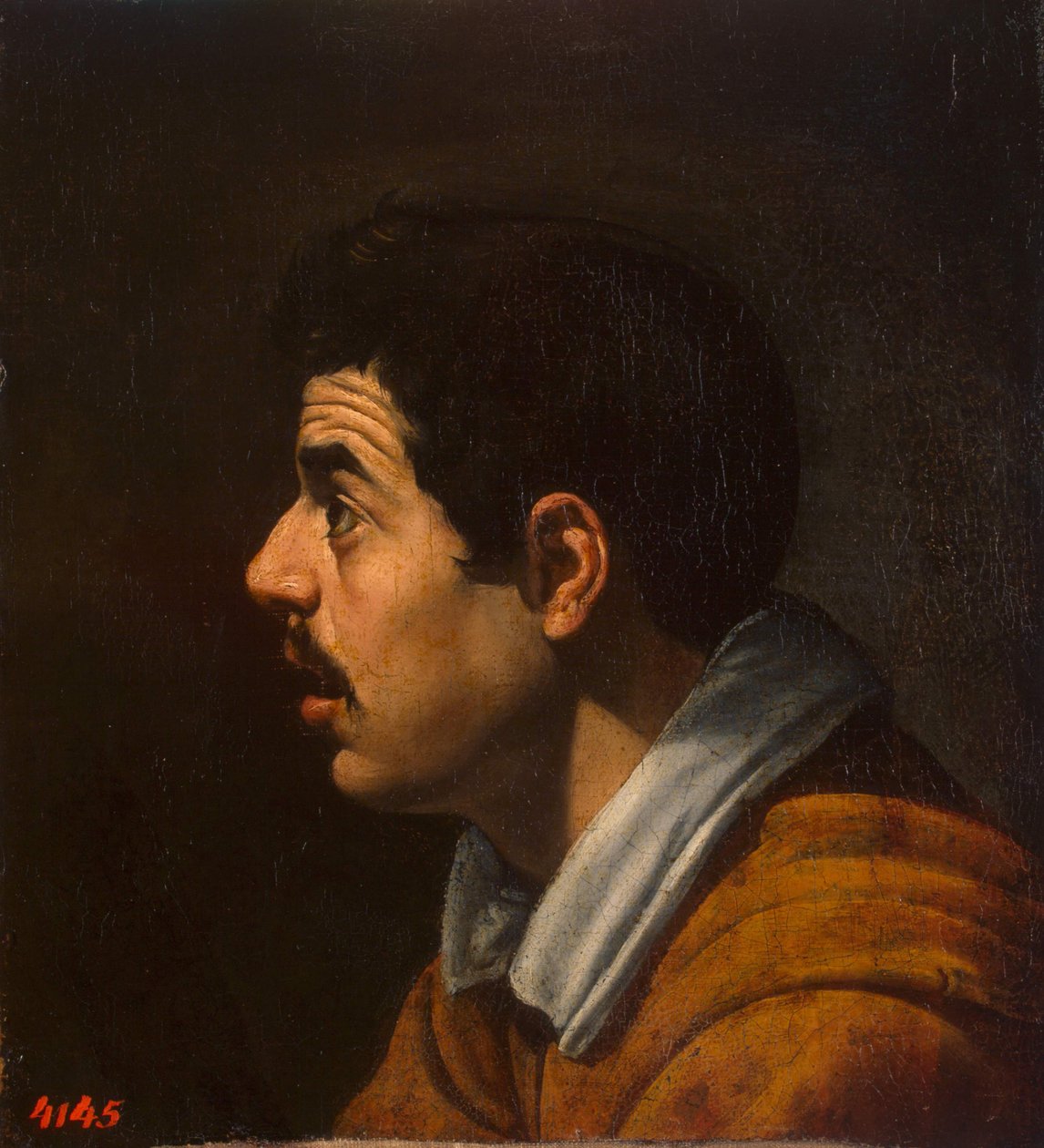 Profildeki Bir Adamın Başkanı, c. 1616-1617 by Diego Velázquez