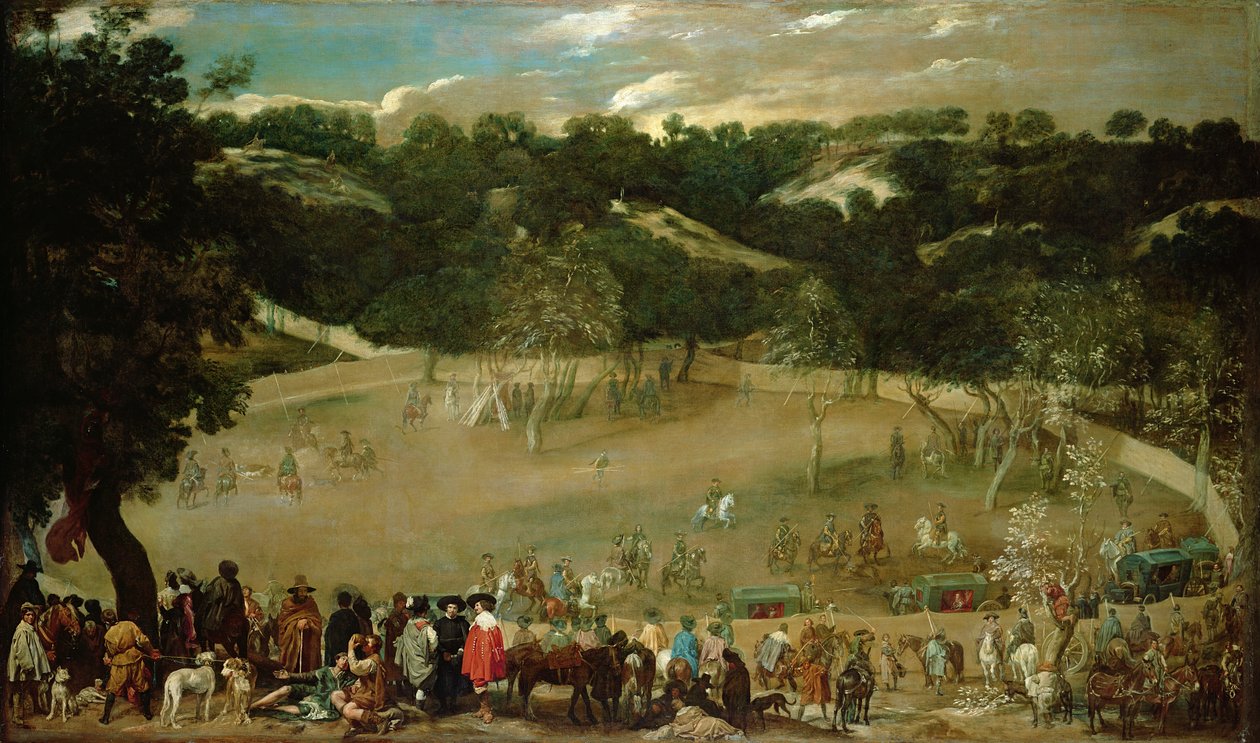 Philip IV Yaban Domuzu Avı (La Tela Real), c.1632-7 by Diego Velázquez
