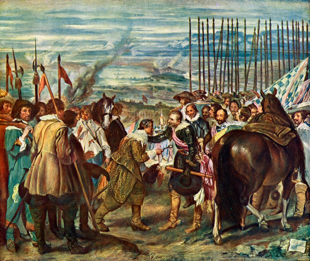 Breda Mızrakların Teslimi, 1634-1635. by Diego Velázquez
