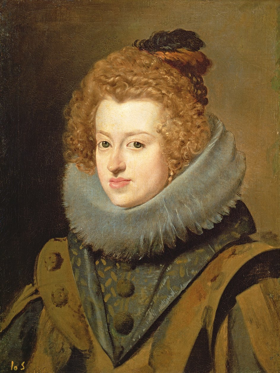Avusturya İnfanta Maria (1606-46) Macaristan Kraliçesi, 1630 by Diego Velázquez