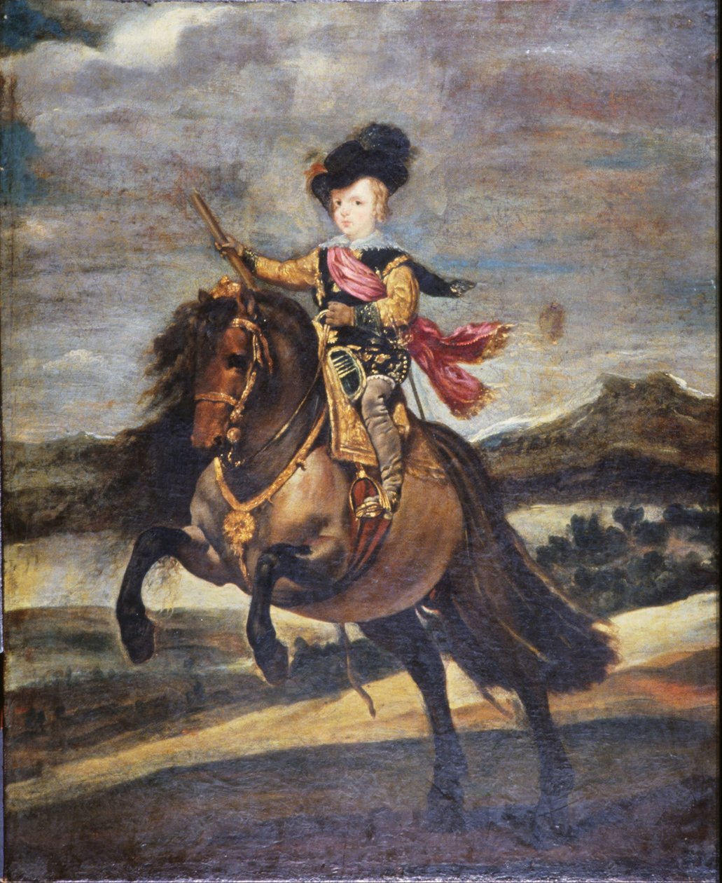 Atlı İnfante Baltasar Carlos by Diego Velázquez