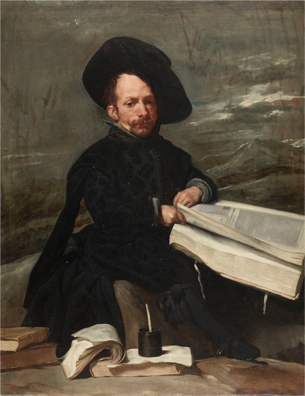 Kitaplı Soytarı, c. 1640. by Diego Velázquez