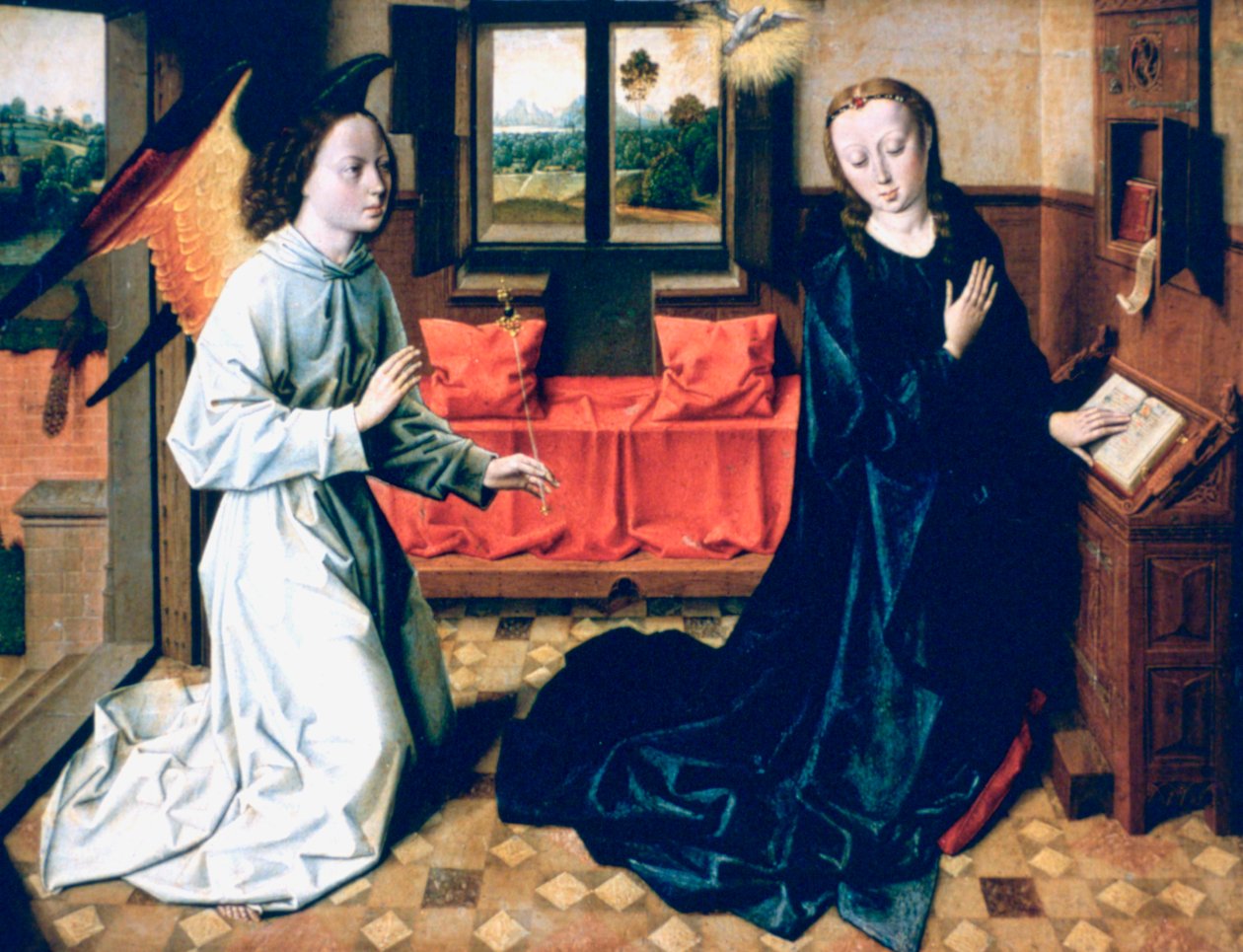 Müjde, 1465-1470 by Dieric Bouts